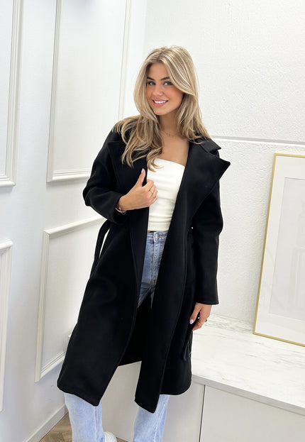 Famous Online Store Coat Lisa zwart