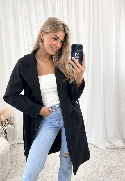Famous Online Store Coat Lisa zwart