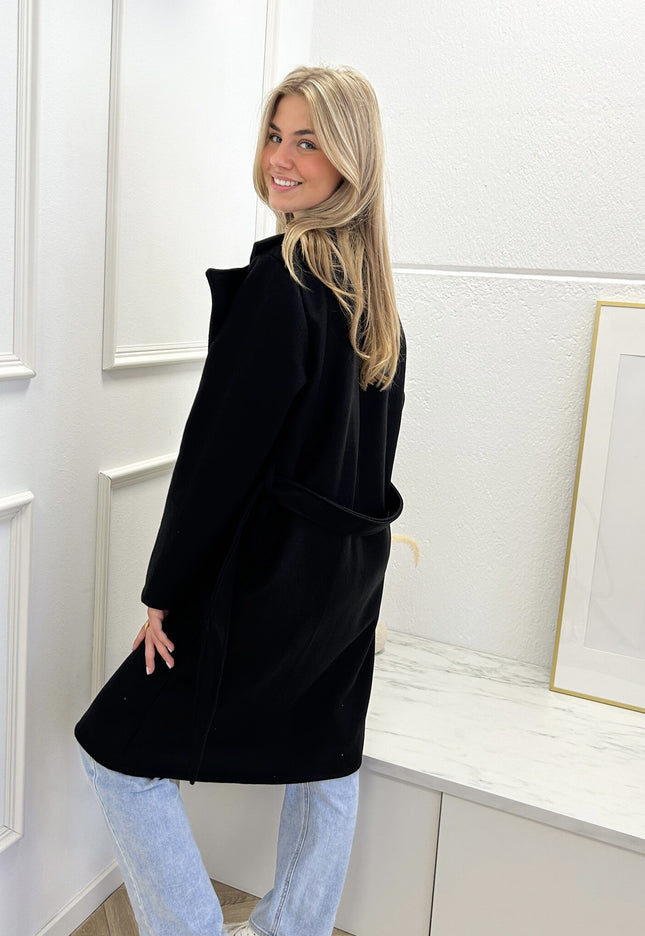 Famous Online Store Coat Lisa zwart
