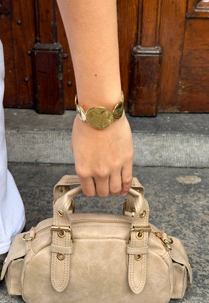 Famous Online Store Coin armband gold