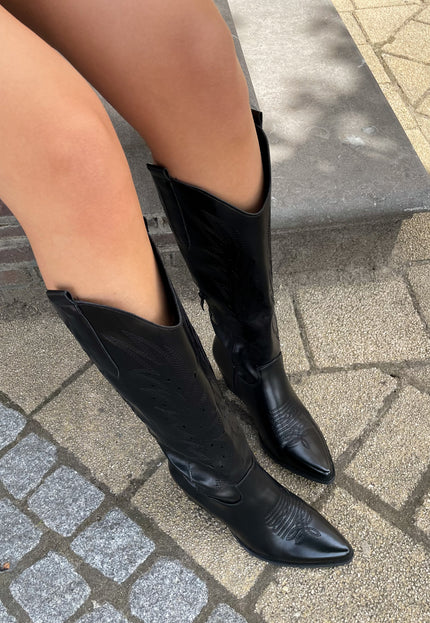 Famous Online Store Cowboy laars Carly zwart