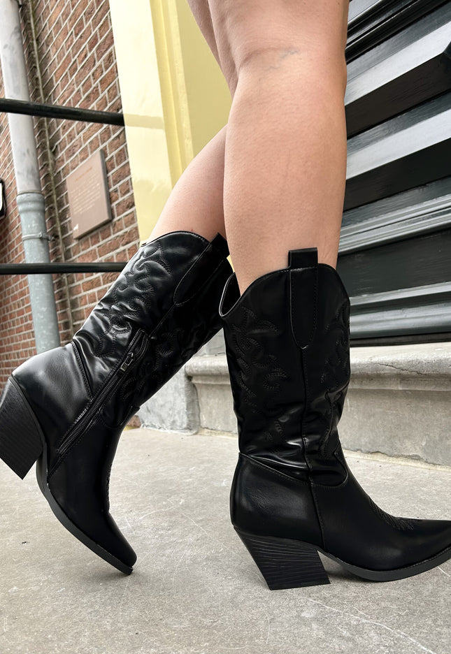 Famous Online Store Cowboy laars Miley zwart