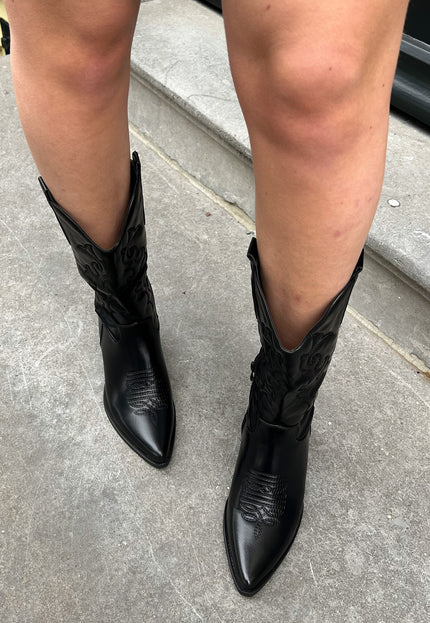 Famous Online Store Cowboy laars Miley zwart