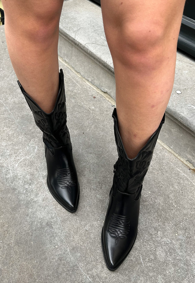 Famous Online Store Cowboy laars Miley zwart