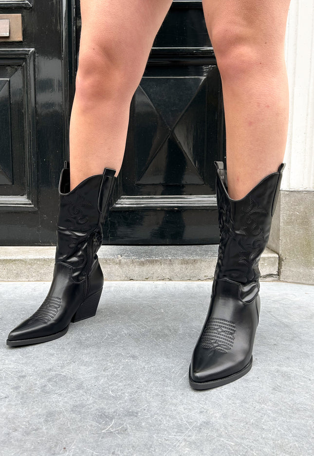 Famous Online Store Cowboy laars Miley zwart