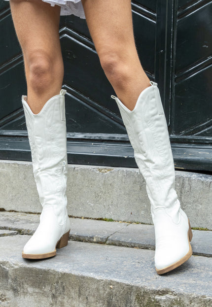 Famous Online Store Cowboy laars Valerie wit MAAT 36-37