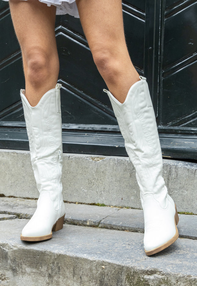 Famous Online Store Cowboy laars Valerie wit MAAT 36-37