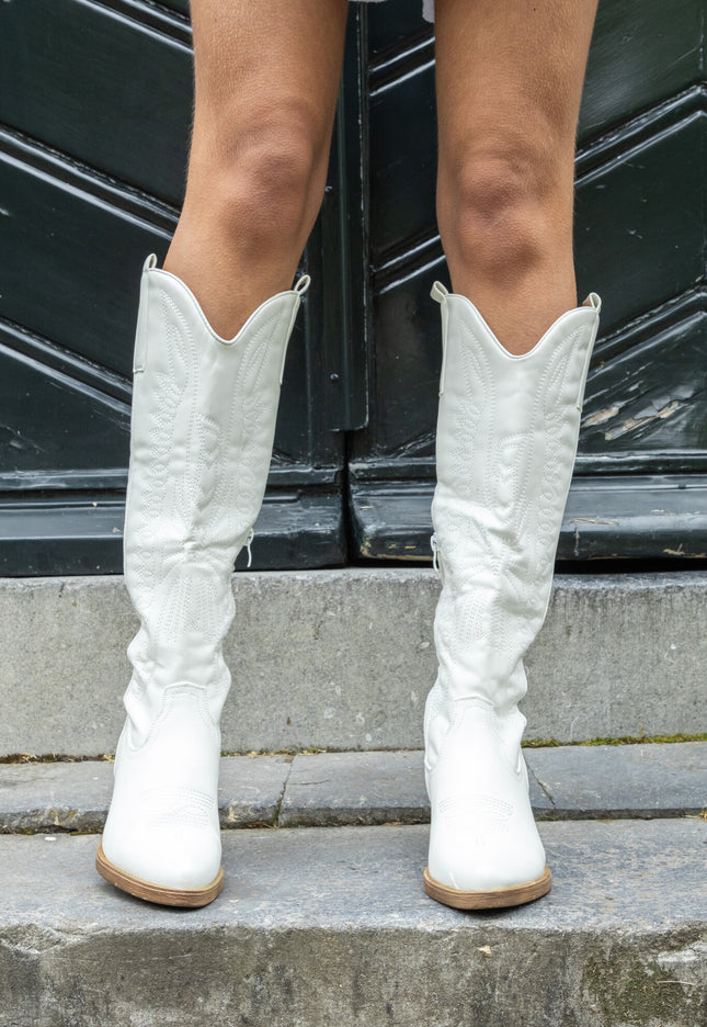 Famous Online Store Cowboy laars Valerie wit MAAT 36-37