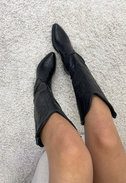 Famous Online Store Cowboy laars Valerie zwart MAAT 36-37
