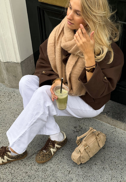 Famous Online Store Cozy sjaal camel
