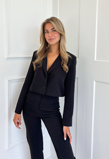 Famous Online Store Cropped blazer Alice zwart