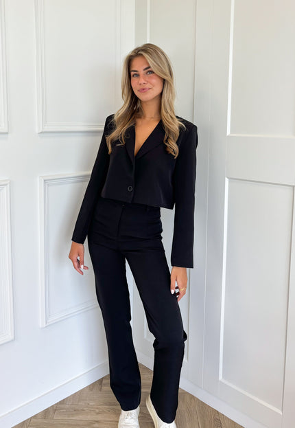 Famous Online Store Cropped blazer Alice zwart