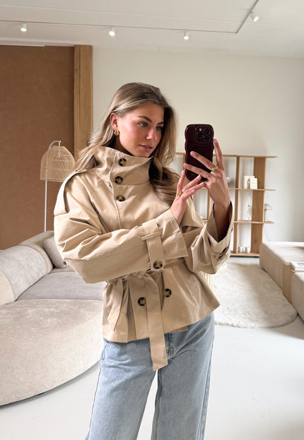 Famous Online Store Demi trenchcoat beige