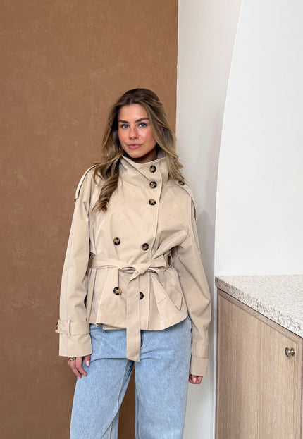 Famous Online Store Demi trenchcoat beige