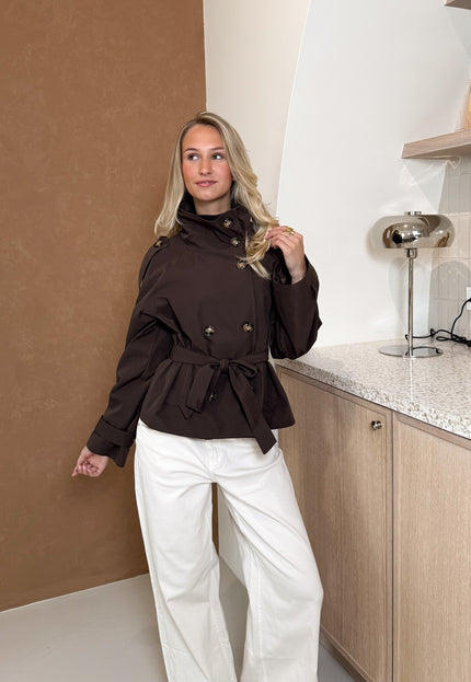 Famous Online Store Demi trenchcoat bruin