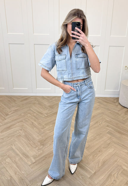 Famous Online Store Denim top Lina