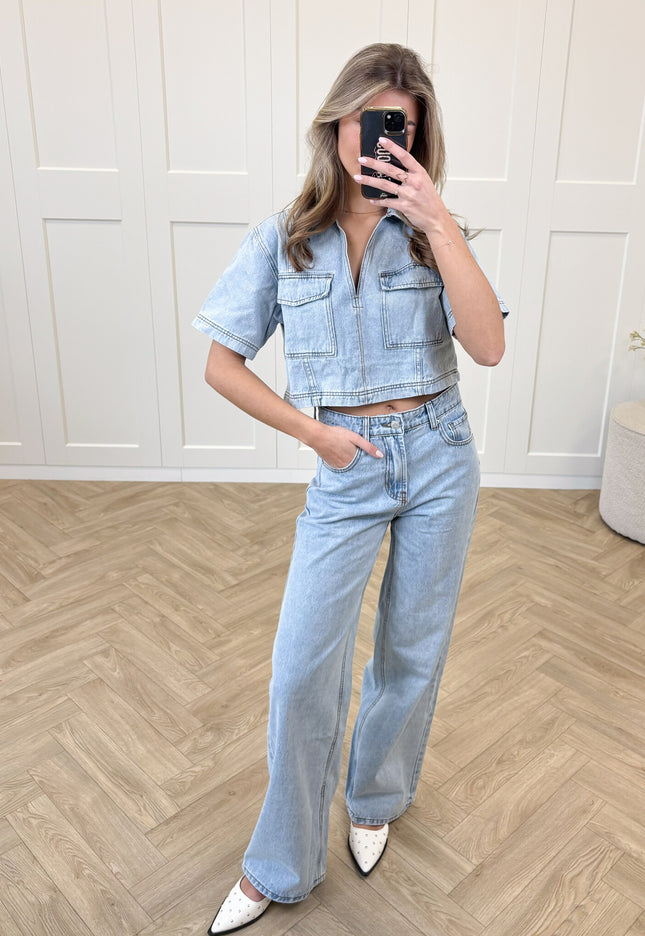 Famous Online Store Denim top Lina