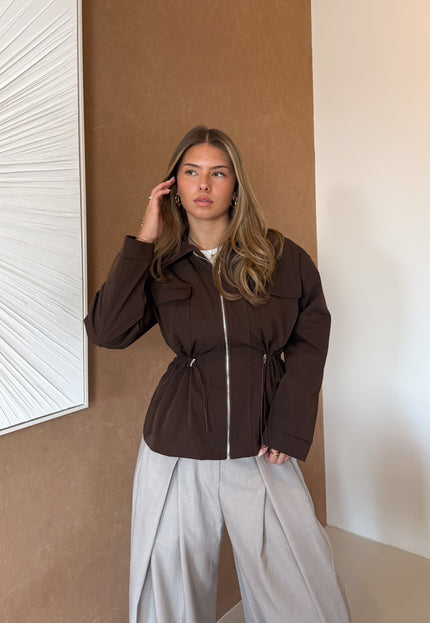 Famous Online Store Dorien jas bruin