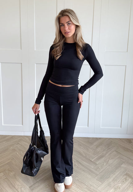 Famous Online Store Flow pants zwart