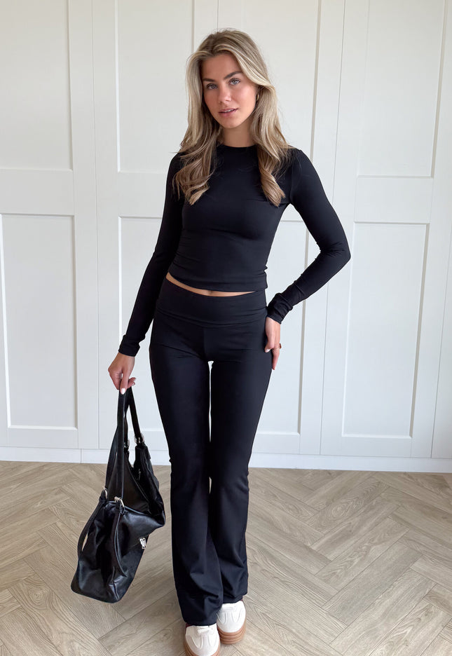 Famous Online Store Flow pants zwart