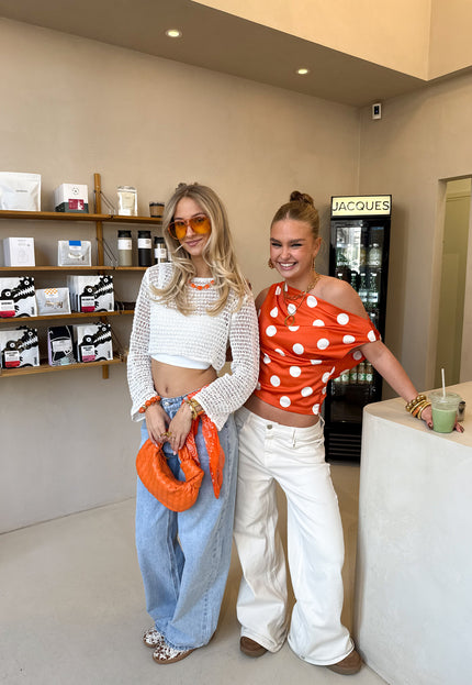 Famous Online Store Gehaakte top Lara wit