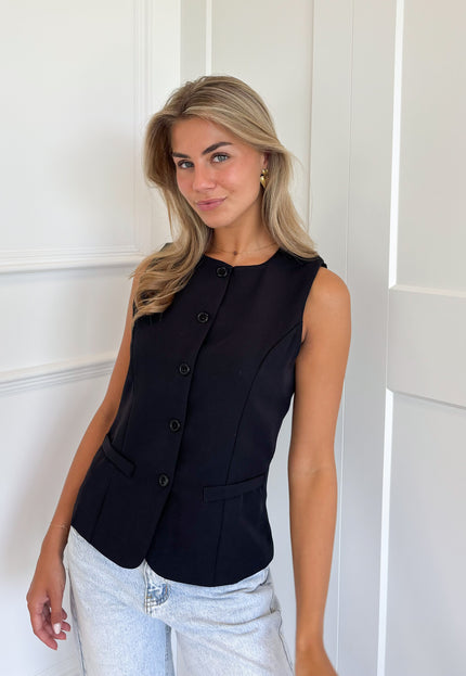 Famous Online Store Gilet Layla zwart