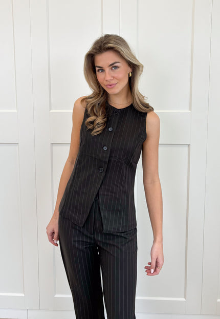 Famous Online Store Gilet Liva zwart