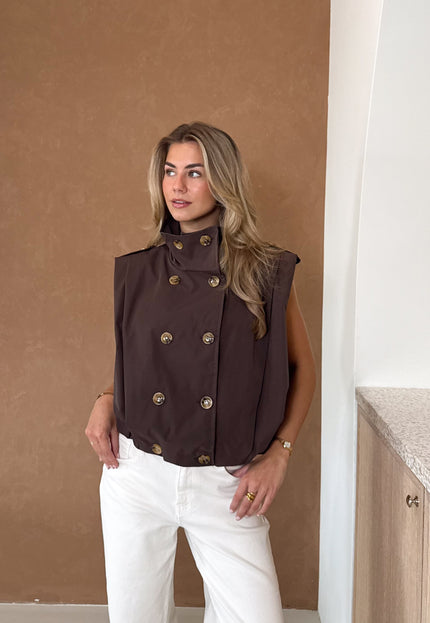 Famous Online Store Gilet Mae bruin