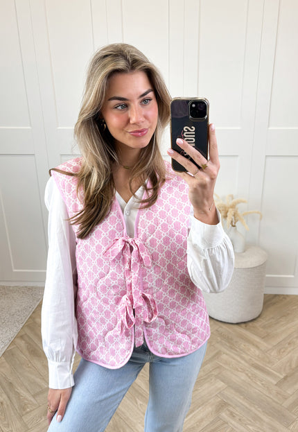 Famous Online Store Gilet Mare roze
