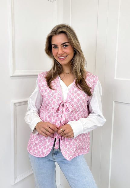 Famous Online Store Gilet Mare roze