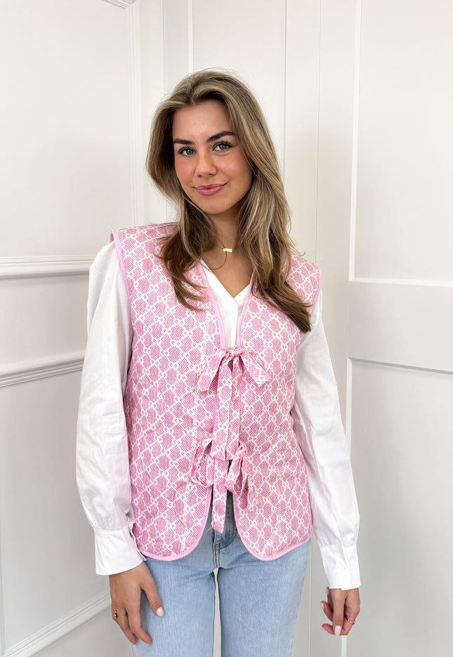 Famous Online Store Gilet Mare roze