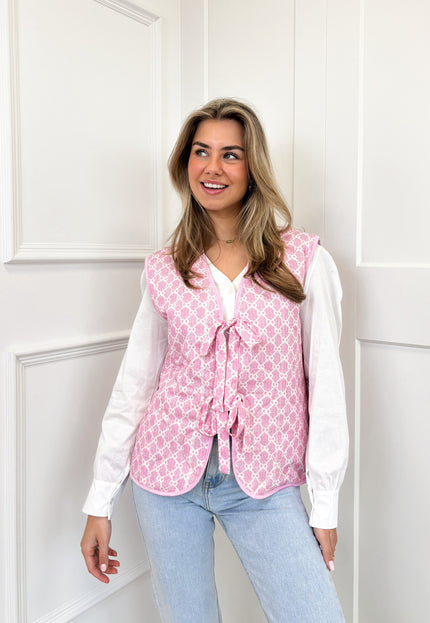 Famous Online Store Gilet Mare roze