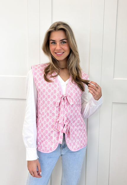 Famous Online Store Gilet Mare roze
