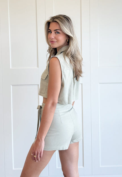 Famous Online Store Gilet Sofie kaki
