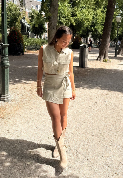 Famous Online Store Gilet Sofie kaki