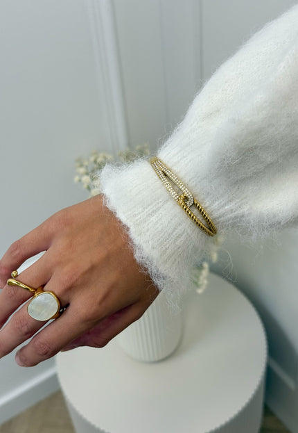 Famous Online Store Glitter diamant bangle