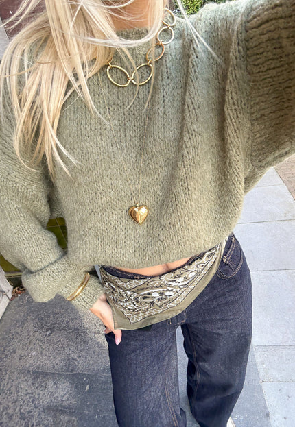 Famous Online Store Gold heart ketting