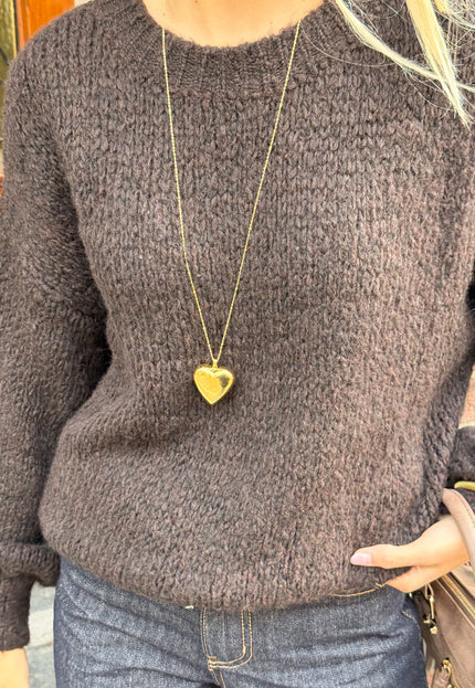 Famous Online Store Gold heart ketting