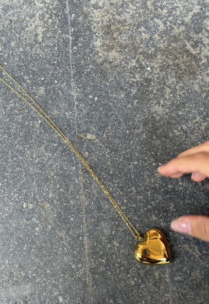 Famous Online Store Gold heart ketting