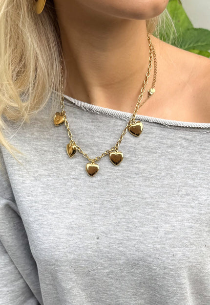 Famous Online Store Golden affection ketting