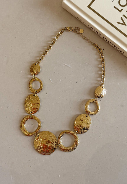 Famous Online Store Golden cirkle ketting