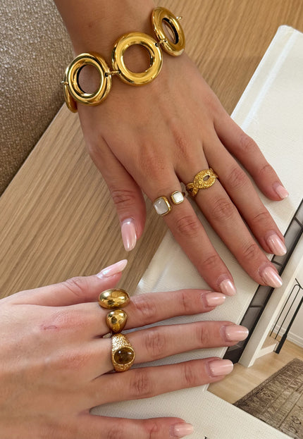 Famous Online Store Golden Cita armband