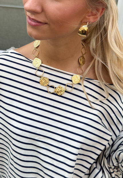 Famous Online Store Golden plate ketting