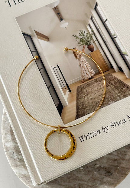 Famous Online Store Gouden Cirkel Choker