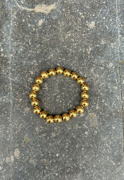 Famous Online Store Goudkleurige kralen armband