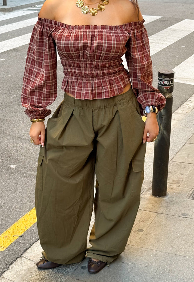 Famous Online Store Green cargo pants
