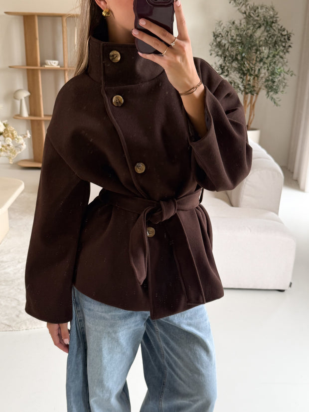 Famous Online Store High neck jacket bruin