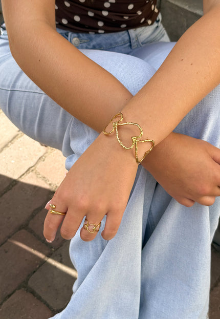 Famous Online Store I Heart bangle armband