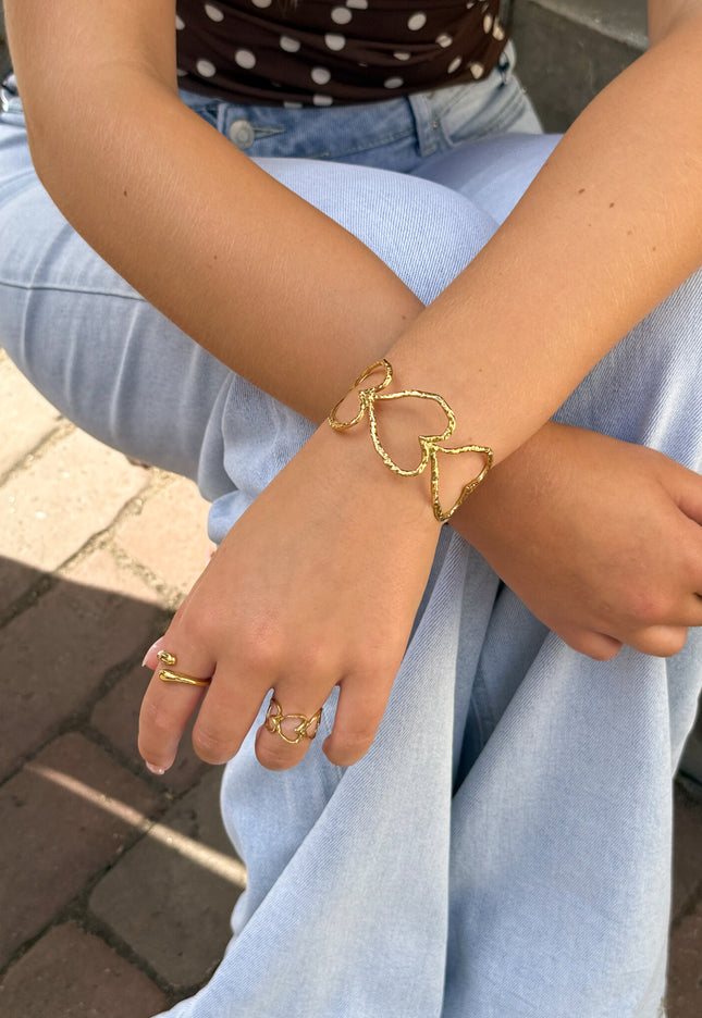 Famous Online Store I Heart bangle armband