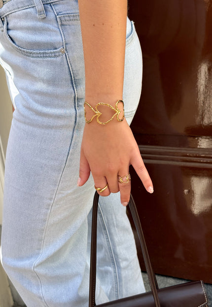 Famous Online Store I Heart bangle armband